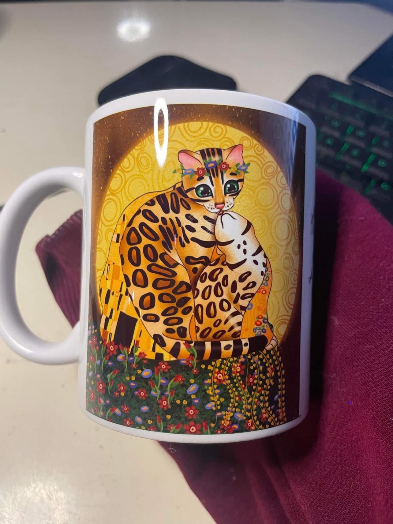 Bengal 11oz “The kiss” mug