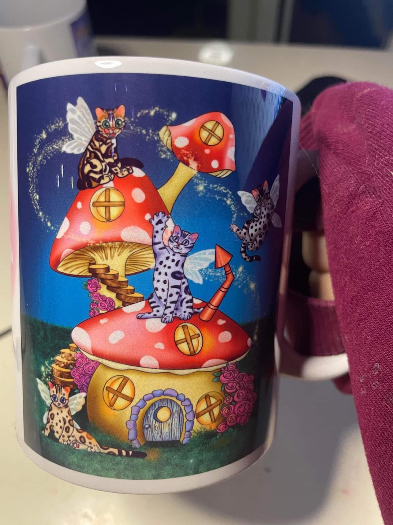 Spotty Paws Bengal Fairyland 11oz mug.