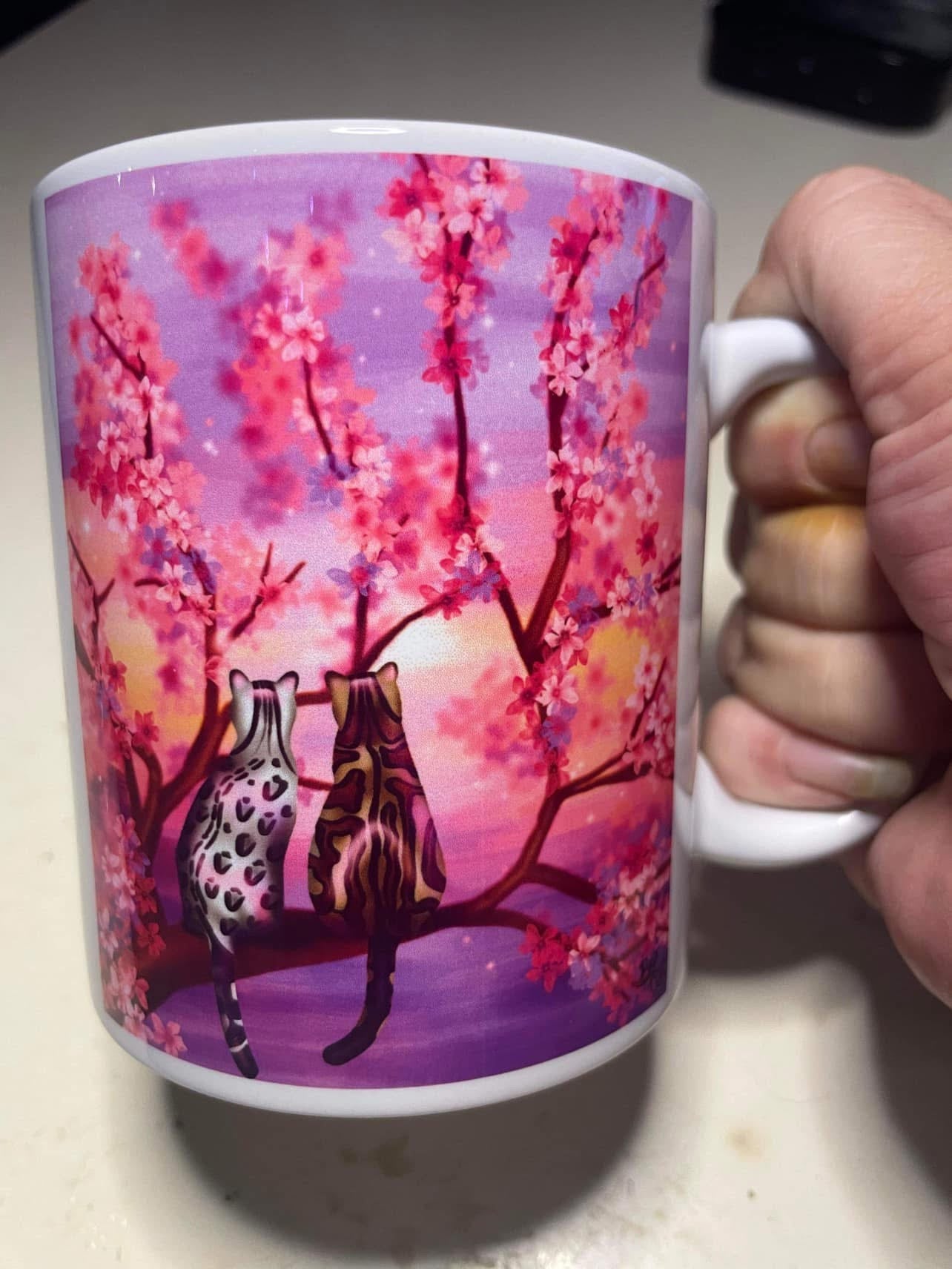 Spotty Paws Bengal Blossom 11oz mug