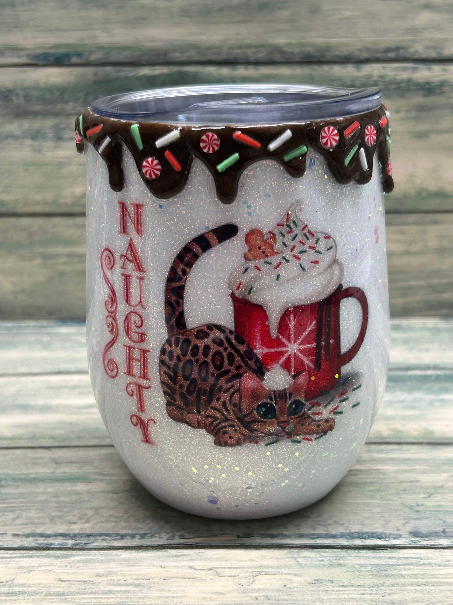12oz Choccy paws Hot chocolate tumbler.