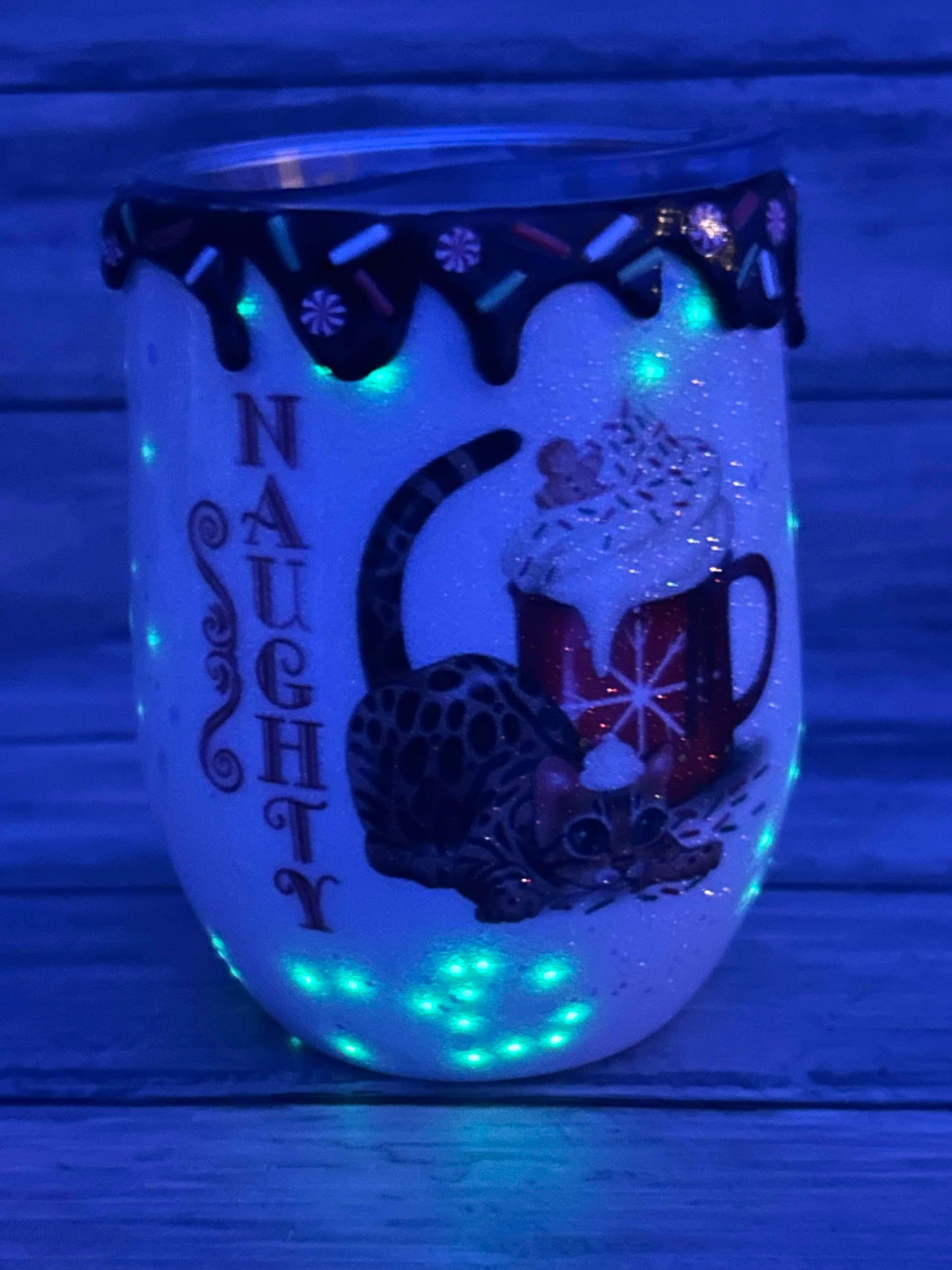 12oz Choccy paws Hot chocolate tumbler.