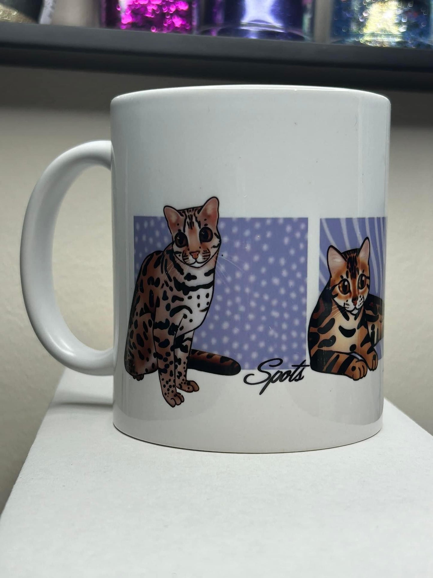 Spotty Paws “Bengal Patterns” 11oz ceramic mug