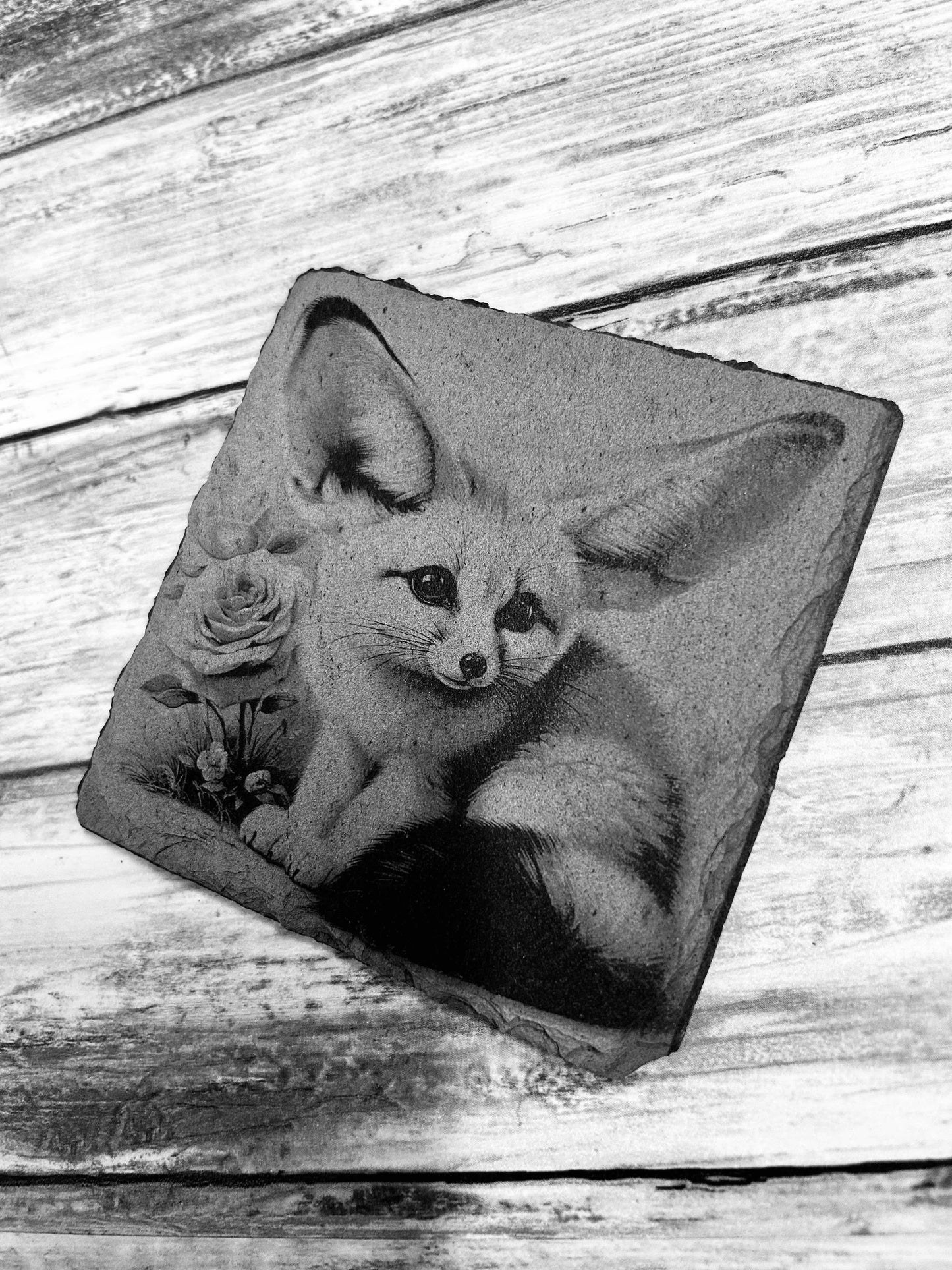 Single Slate Coasters of various designs.