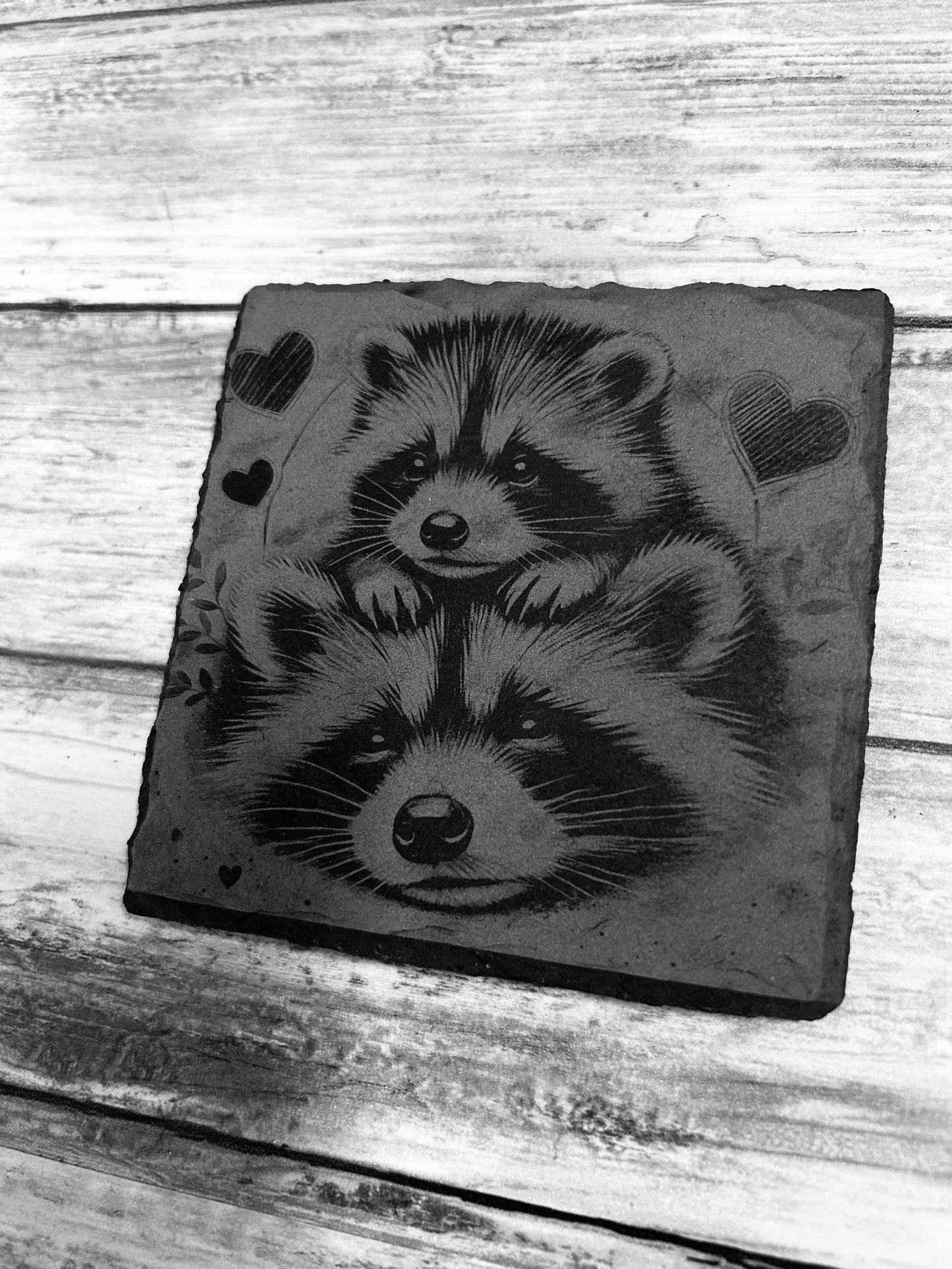 Single Slate Coasters of various designs.
