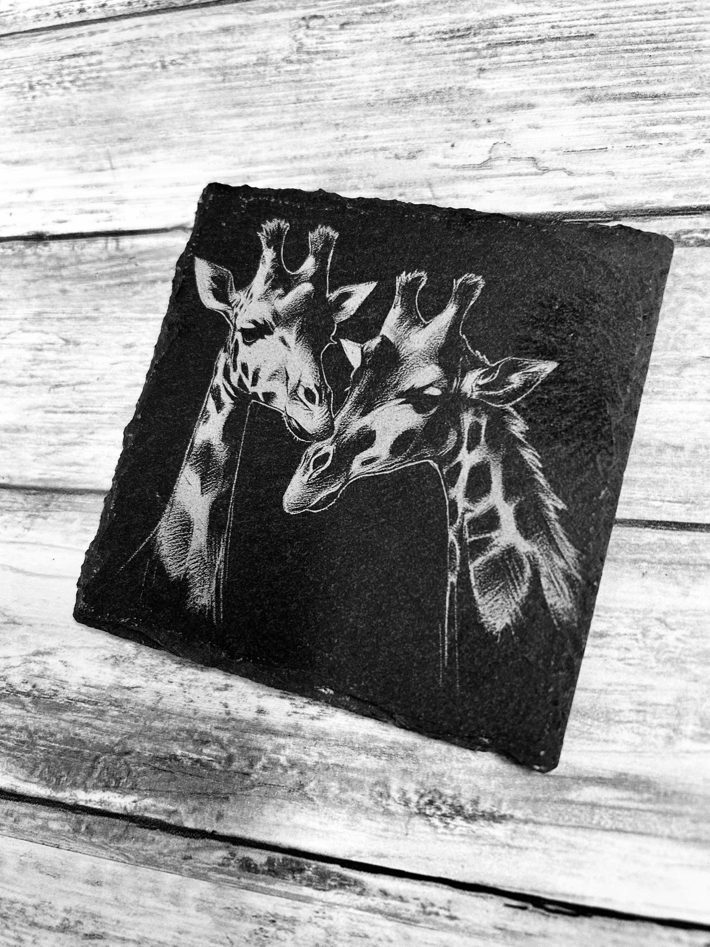 Single Slate Coasters of various designs.