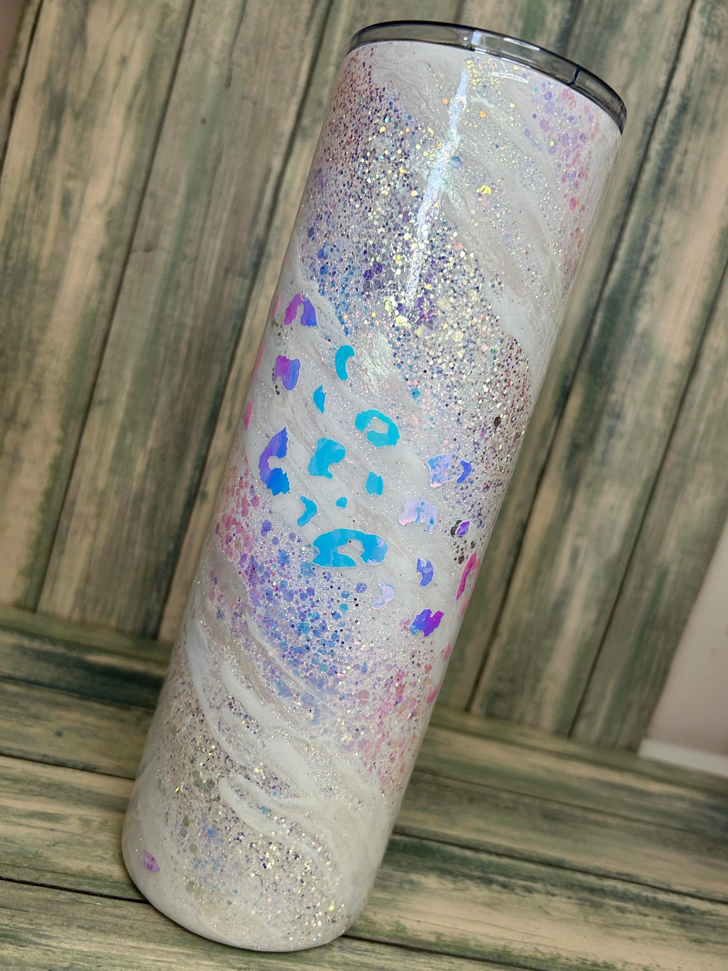 30oz Opal Milky Way tumbler