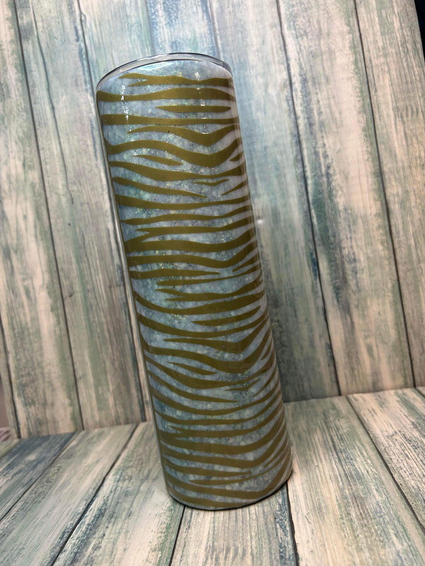 30oz matte and glossy Tiger tumbler.