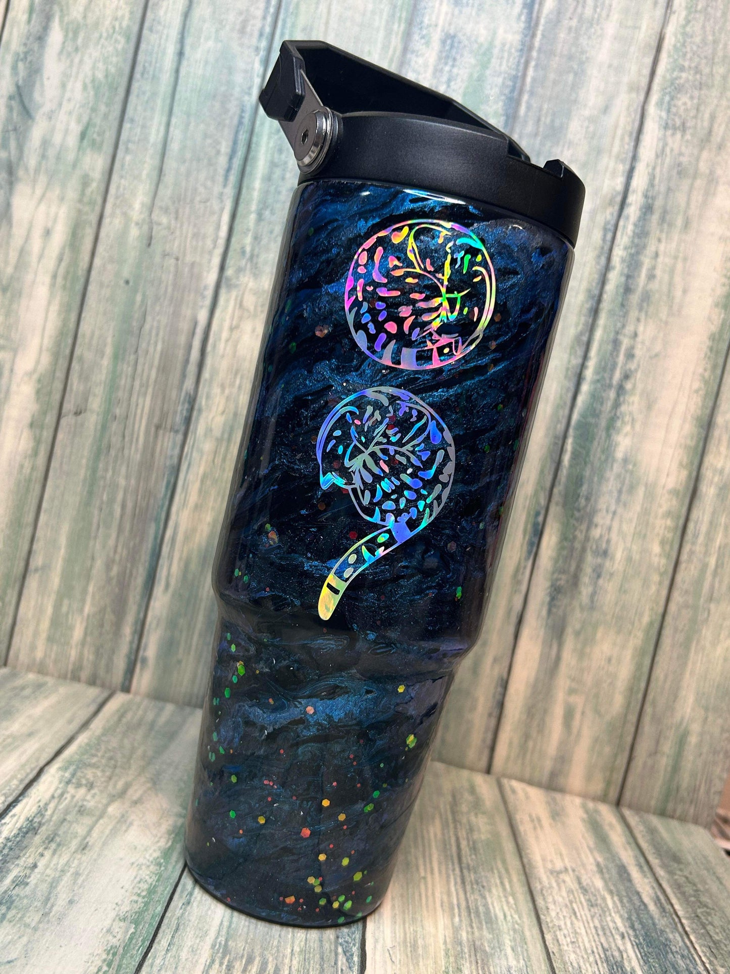 28oz Mental health awareness Bengal Handbag Tumbler