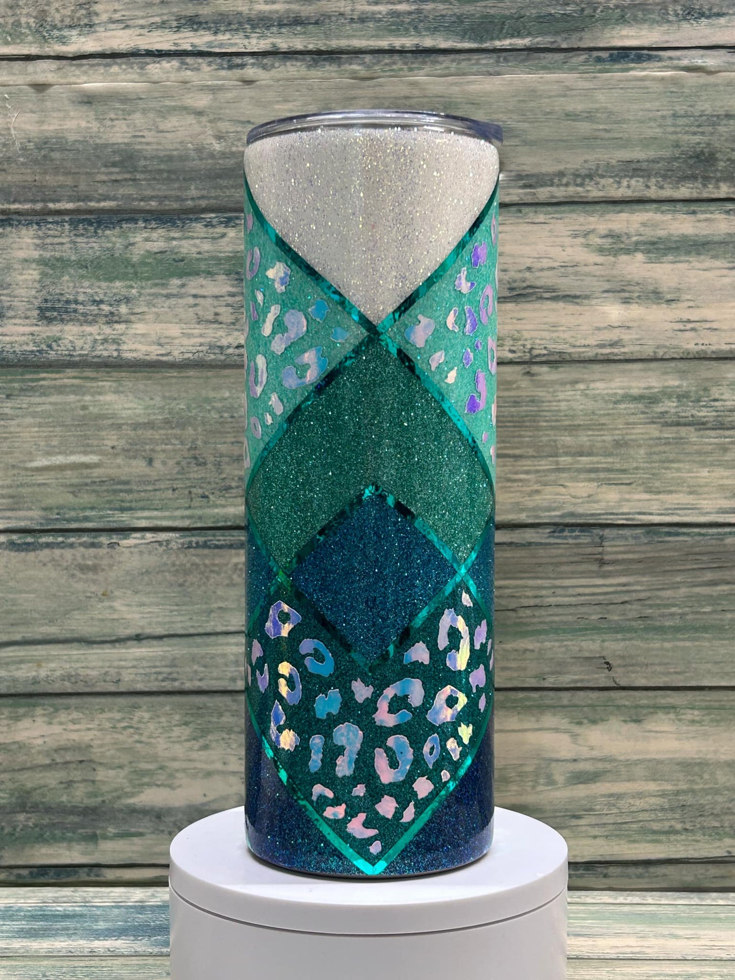 Beautiful Emerald 20oz Stainless steel tumbler.