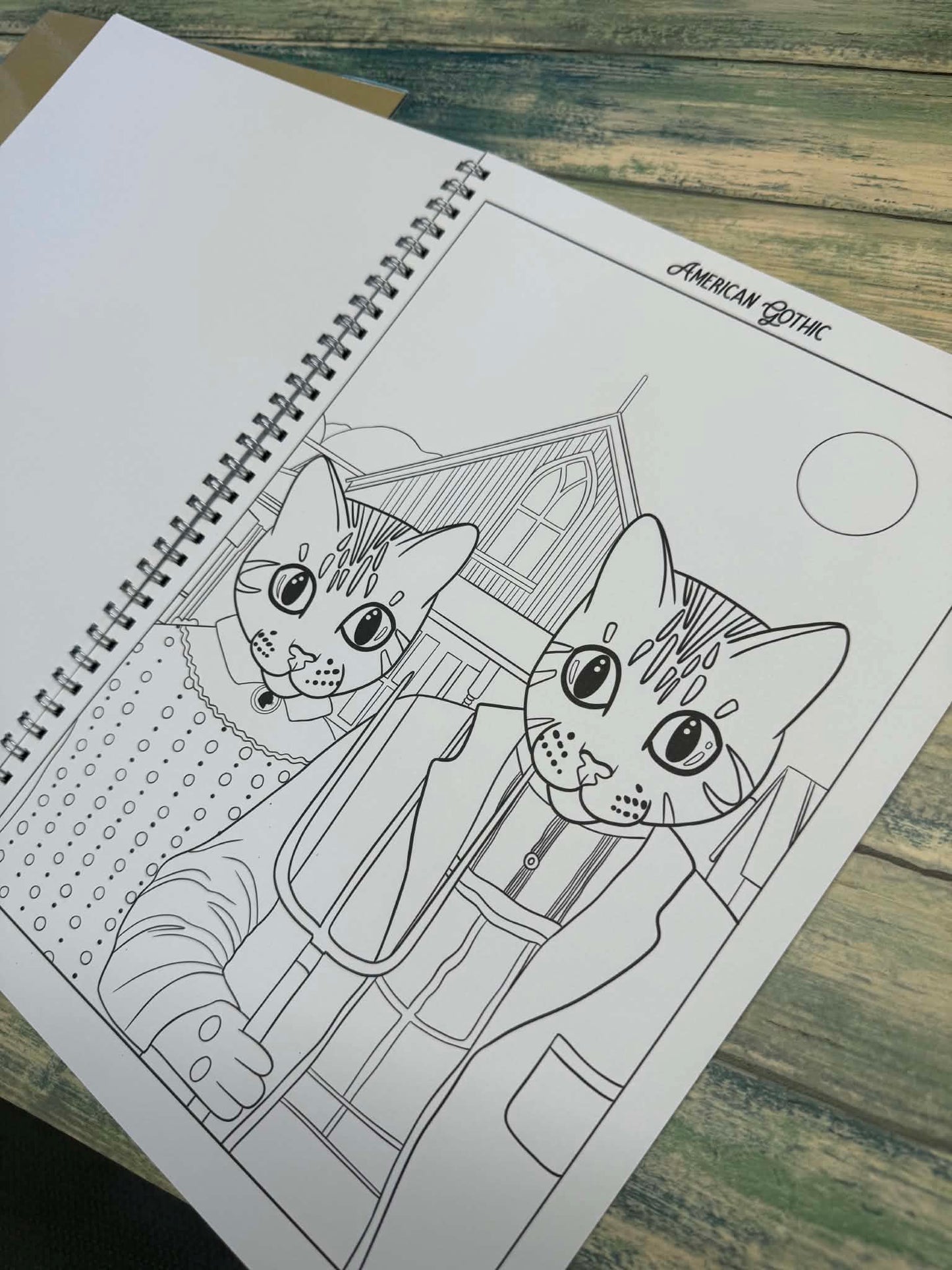 Spotty Paws Bengal cat colouring book