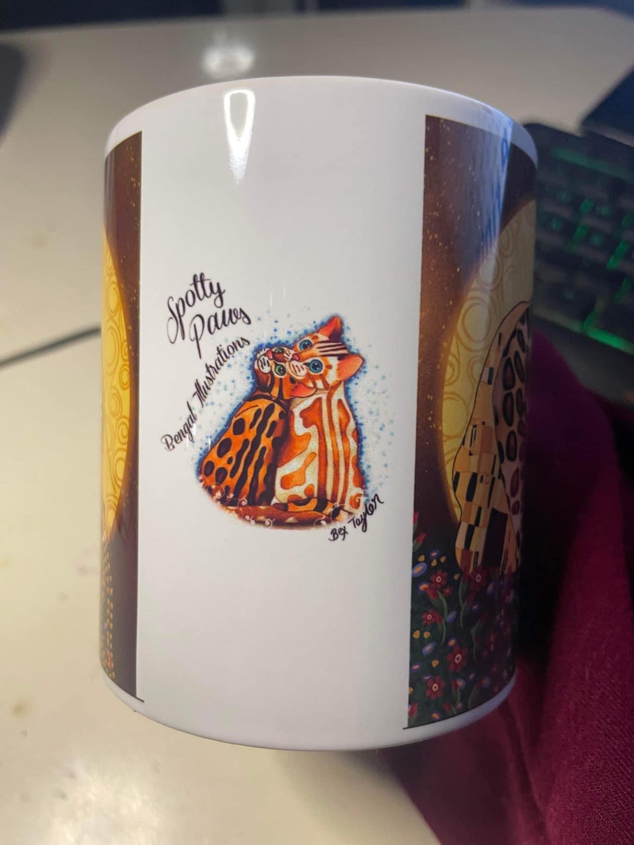 Bengal 11oz “The kiss” mug