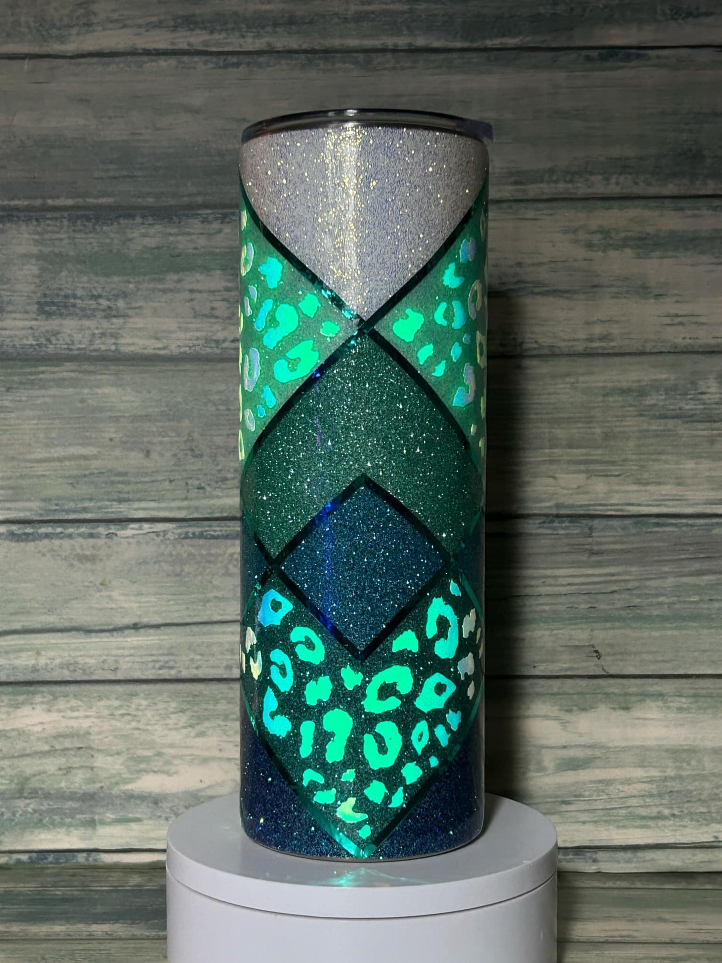Beautiful Emerald 20oz Stainless steel tumbler.