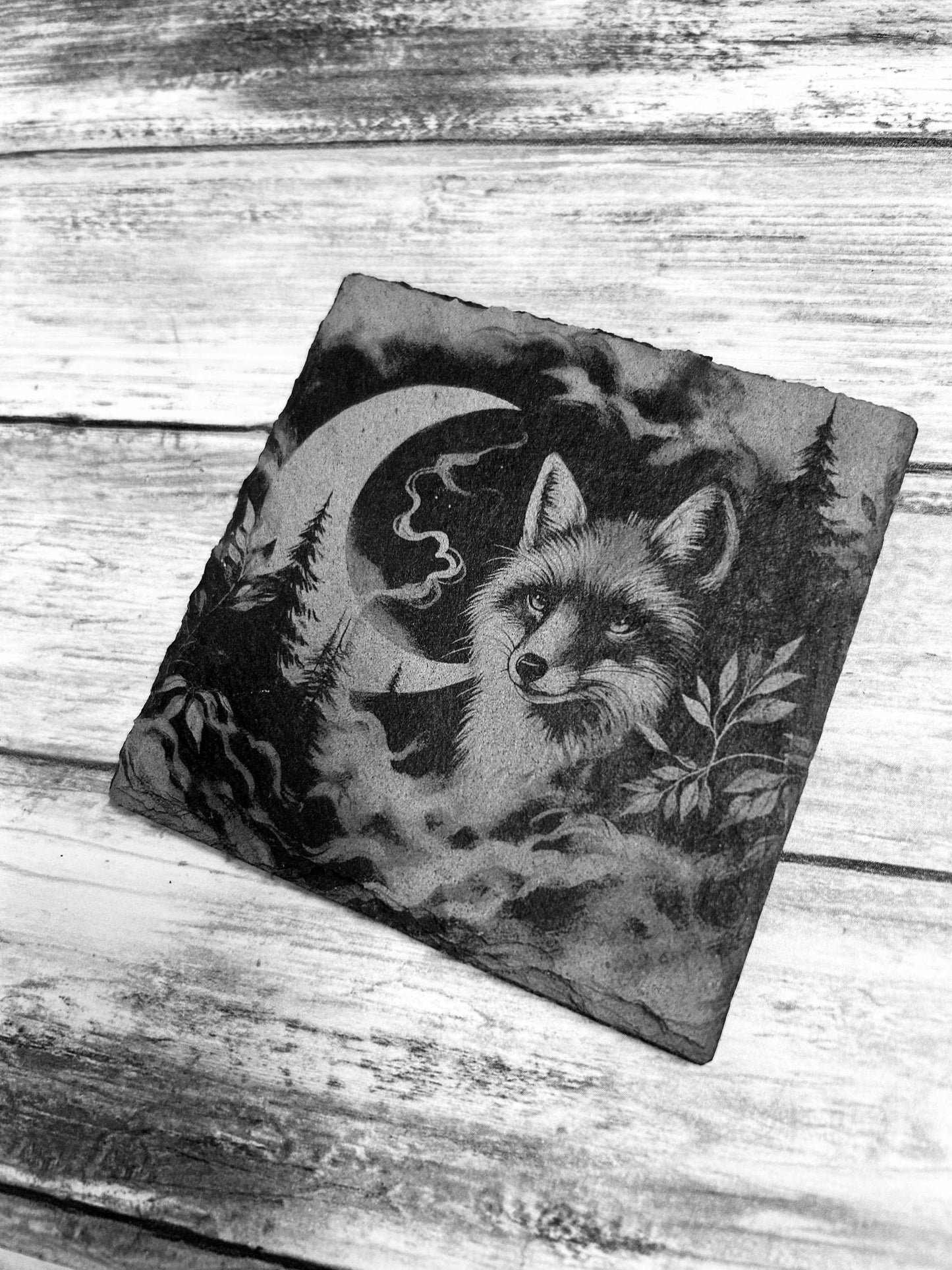 Single Slate Coasters of various designs.
