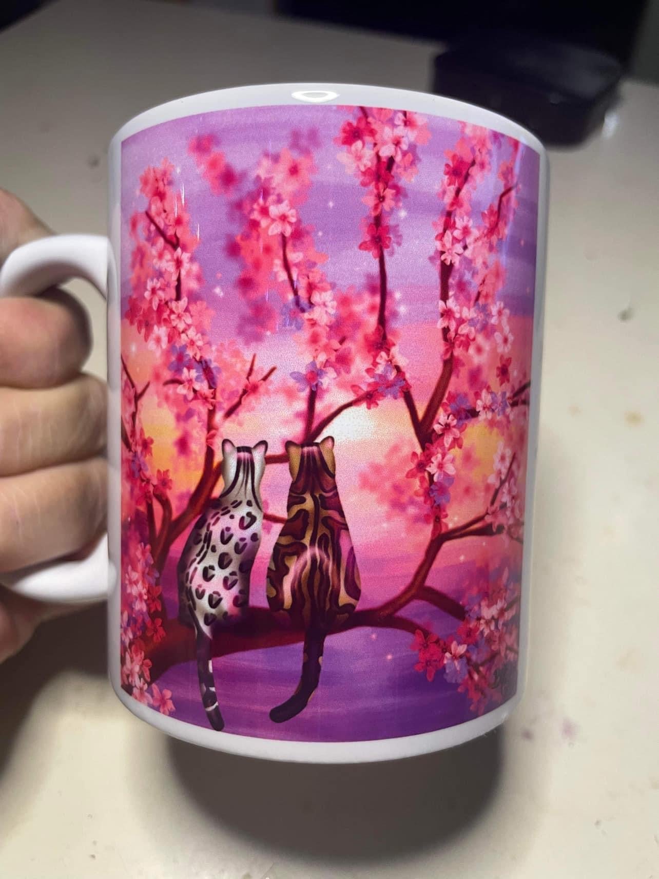 Spotty Paws Bengal Blossom 11oz mug