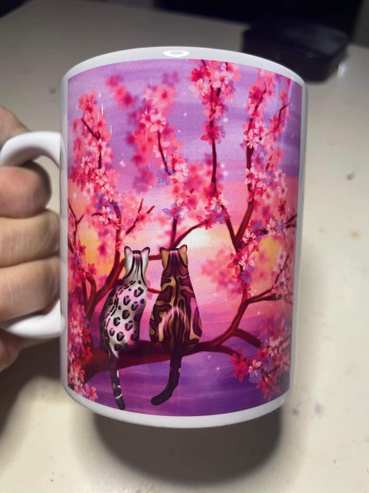 Spotty Paws Bengal Blossom 11oz mug