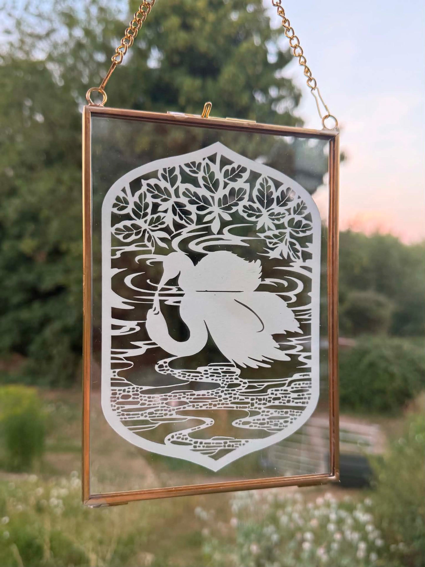 “The ugly duckling” paper cut.