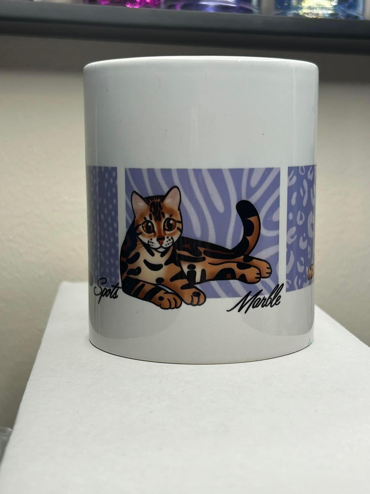 Spotty Paws “Bengal Patterns” 11oz ceramic mug