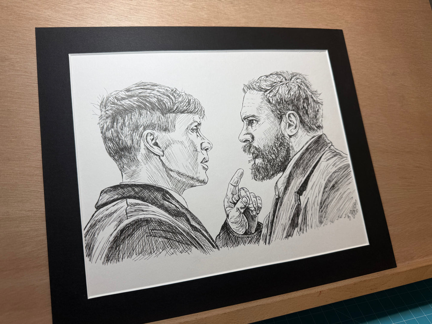 Peaky Blinders Original Ink drawing.